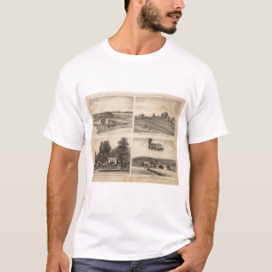 Hamilton, Landes, Yates residences, Hoefijzer Boer T-shirt
