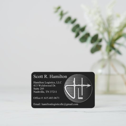 Hamilton Logistics 1 Visitekaartje (Staand voorkant)