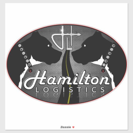 Hamilton Logistics Sticker (Vel)