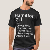 Hamilton Meisje Oh Ohio T-shirt (Voorkant)