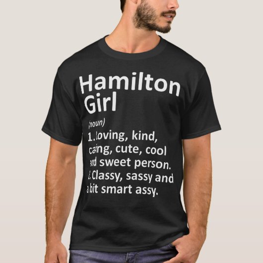 Hamilton Meisje Oh Ohio T-shirt (Voorkant)