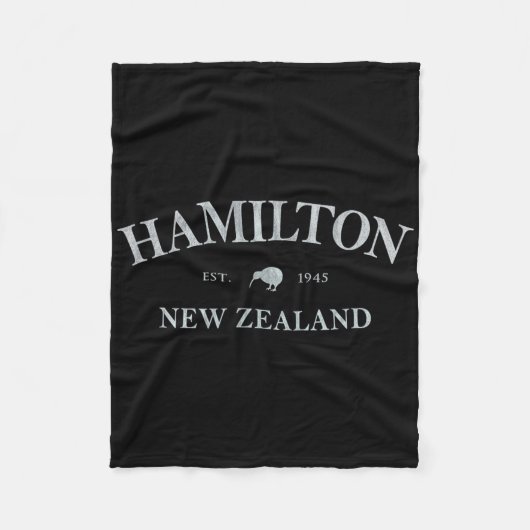 Hamilton New Zealand Hamilton Nz Graphic Print  Fleece Deken (Voorkant)