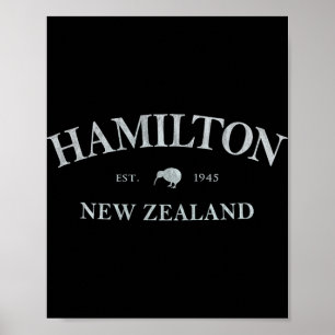 Hamilton Nieuw-Zeeland Hamilton Nz Grafische Print