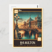Hamilton, Ohio |  Briefkaart (Voorkant / Achterkant)