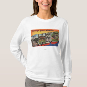 Hamilton, Ohio - Grote Letter-scènes T-shirt