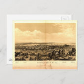 Hamilton, Ontario, Canada (1859) Briefkaart (Voorkant / Achterkant)