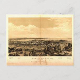 Hamilton, Ontario, Canada (1859) Briefkaart