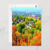 hamilton ontario herfstbomen briefkaart (Voorkant / Achterkant)