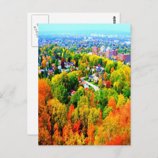 hamilton ontario herfstbomen briefkaart (Voorkant / Achterkant)