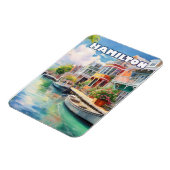 Hamilton, pearl of Bermuda Magneet (Linkerzijde)