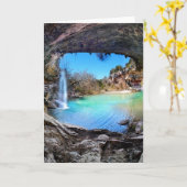 Hamilton Pool - Austin Texas Kaart (Gele Bloem)