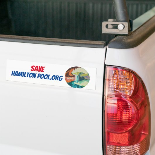 Hamilton Pool Bumpersticker opslaan (Op Truck)