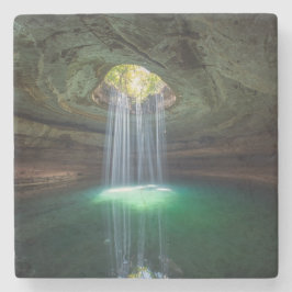Hamilton Pool Coaster Set - Natural Texas Design Stenen Onderzetter
