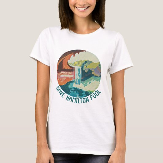 Hamilton Pool T-Shirt - Vrouwen (Voorkant)