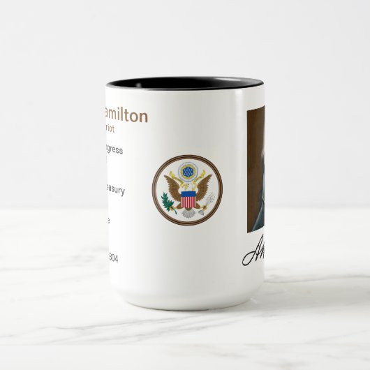 Hamilton Portrait & Facts Mok (Midden)