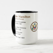 Hamilton Portrait & Facts Mok (Voorkant links)