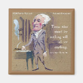 Hamilton & Quote Fridge Magnet (Voorkant)