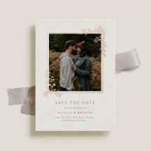 Hamilton Roos Gold Greenery Wedding Save the Date