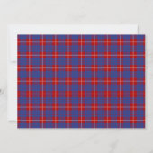 Hamilton Scottish Wedding Invitation Kaart (Achterkant)