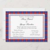 Hamilton Scottish Wedding Invitation Kaart (Voorkant)