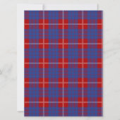 Hamilton Scottish Wedding Invitation Kaart (Achterkant)