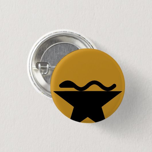 Hamilton Snerd Pin Ronde Button 3,2 Cm (Voorkant /achterkant)