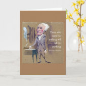 Hamilton "Stand for Iets"-Wenskaart Kaart (Gele Bloem)