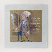 Hamilton "Stand voor iets" Jigzaag Puzzle Legpuzzel (Verticaal)