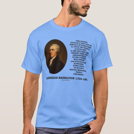 Hamilton-systeem is niet ideaal voor een goede pri t-shirt (Voorkant)