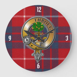 Hamilton Tartan & Badge Grote Klok