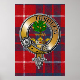 Hamilton Tartan & Badge Poster