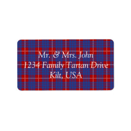 Hamilton Tartan Label