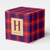 Hamilton Tartan Monogram H Bedankdoosjes (Voorkant Zijde)