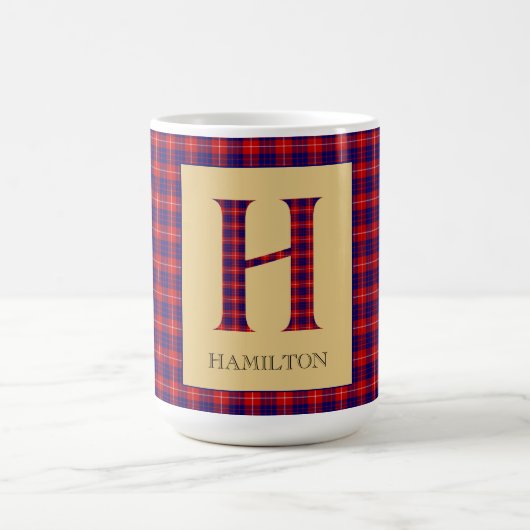 Hamilton Tartan Monogram H Koffiemok (Center)
