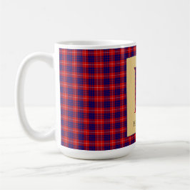 Hamilton Tartan Monogram H Koffiemok