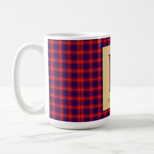 Hamilton Tartan Monogram H Koffiemok (Links)