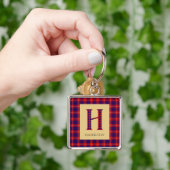 Hamilton Tartan Monogram H Sleutelhanger (Hand)