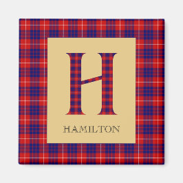 Hamilton Tartan Monogram H Sleutelhanger Magneet