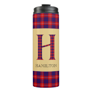 Hamilton Tartan Monogram H Thermosbeker