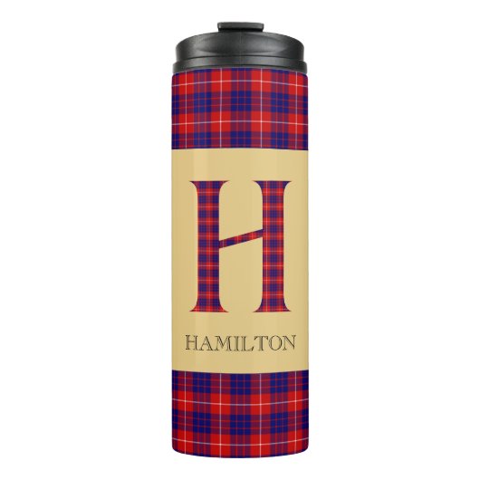 Hamilton Tartan Monogram H Thermosbeker (Voorkant)