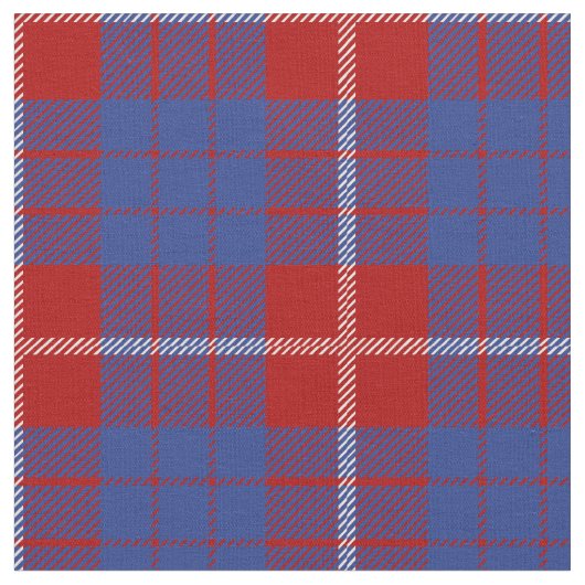 Hamilton Tartan Print Stof (Close Up)