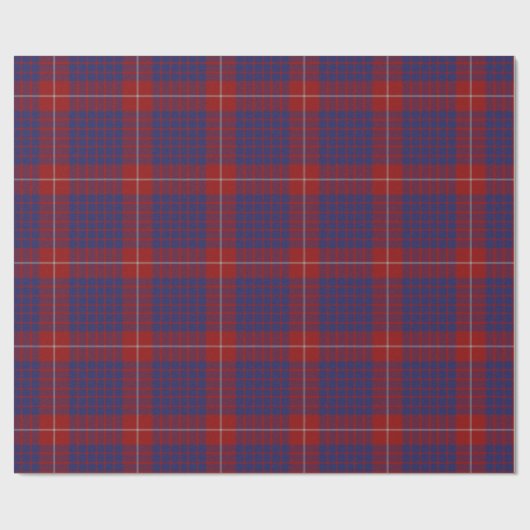 Hamilton Tartan Pset Wrapping Paper Cadeaupapier (Vlak)