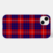 Hamilton tartan red blue paars plaid Case-Mate iPhone case (Achterkant (horizontaal))