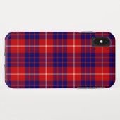 Hamilton tartan red blue paars plaid Case-Mate iPhone case (Achterkant (horizontaal))