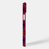 Hamilton tartan red blue paars plaid Case-Mate iPhone case (Achterkant / Rechts)