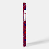 Hamilton tartan red blue paars plaid Case-Mate iPhone case (Achterkant / Links)