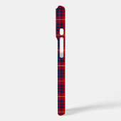Hamilton Tartan Red en Royal Blue Pset Case-Mate iPhone Case (Achterkant / Links)