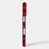 Hamilton Tartan Red en Royal Blue Pset Case-Mate iPhone Case (Achterkant / Rechts)