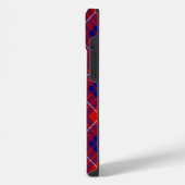Hamilton tartan rood blauw paars geruit iPhone hoesje (Linkerkant)