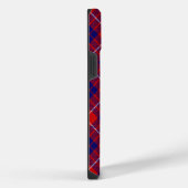Hamilton tartan rood blauw paars geruit iPhone hoesje (Rechterkant)